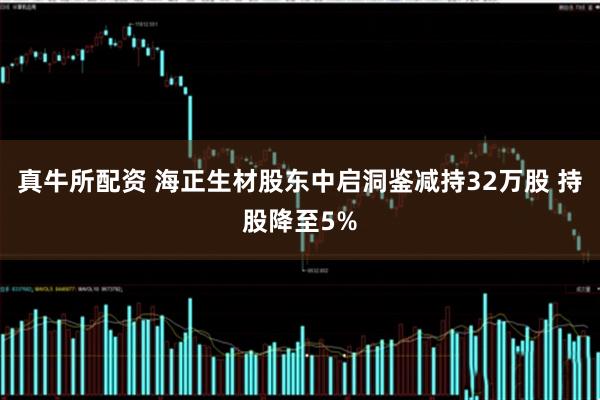 真牛所配资 海正生材股东中启洞鉴减持32万股 持股降至5%