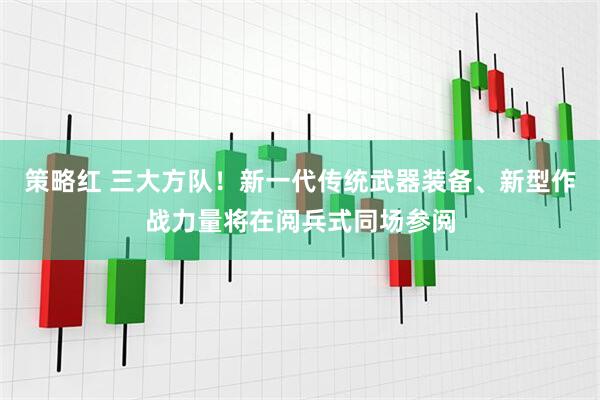 策略红 三大方队！新一代传统武器装备、新型作战力量将在阅兵式同场参阅